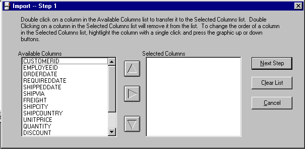 Tutorial 3 - Choose Columns to Import.gif (8121 bytes)